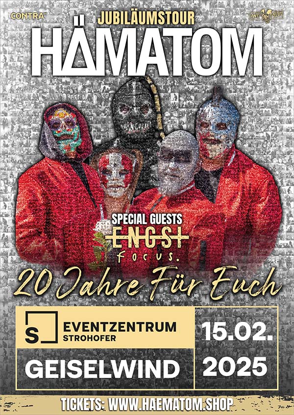 Hämatom 15.02.2025 in der Eventhalle Geiselwind